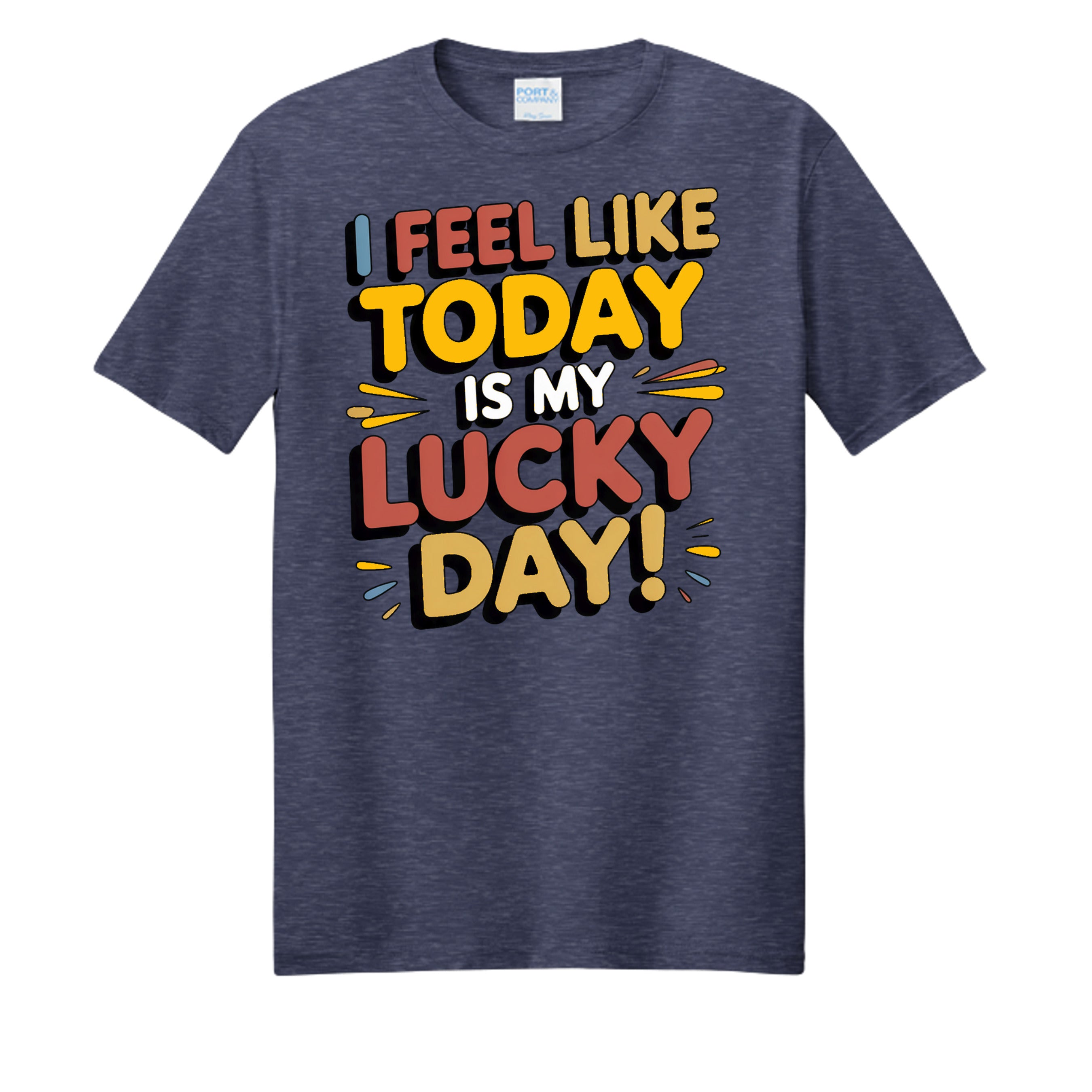 Team Navy Heather - PC455 - FRONT